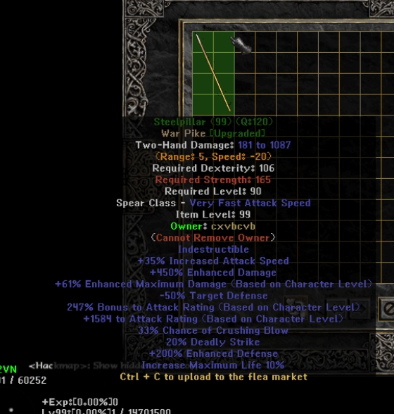 Eindeutiges Upgrade -Element